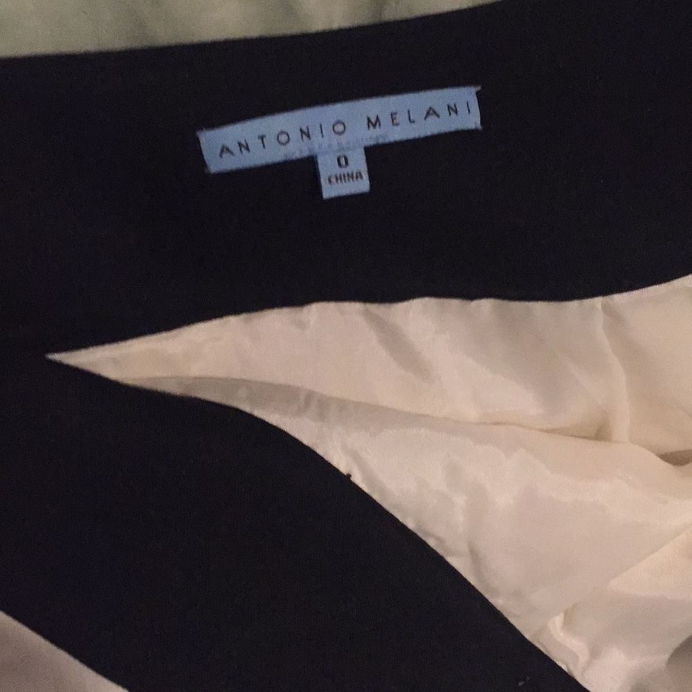 Antonio Melani high waisted silk wool skirt - Picture 2 of 4